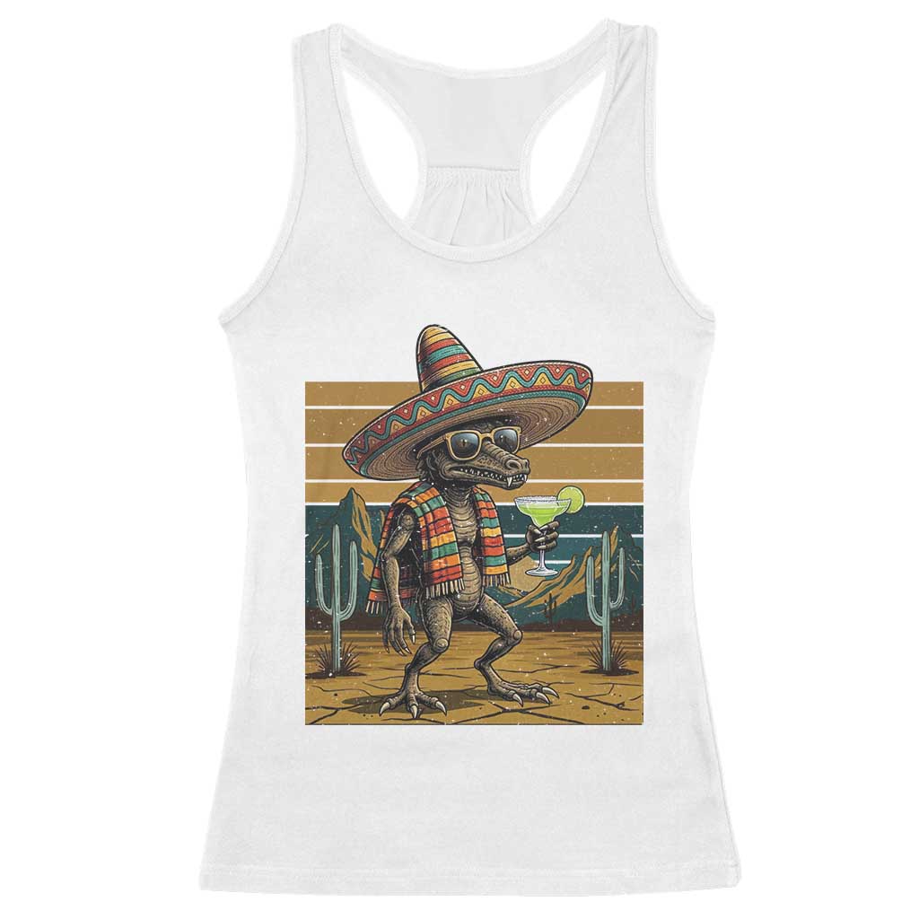 Funny Chupacabra Fiesta Racerback Tank Top Cinco De Mayo Gift