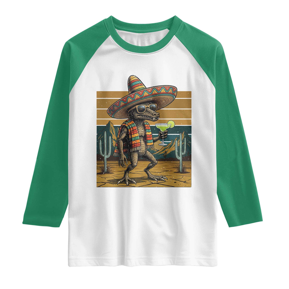 Funny Chupacabra Fiesta Raglan Shirt Cinco De Mayo Gift