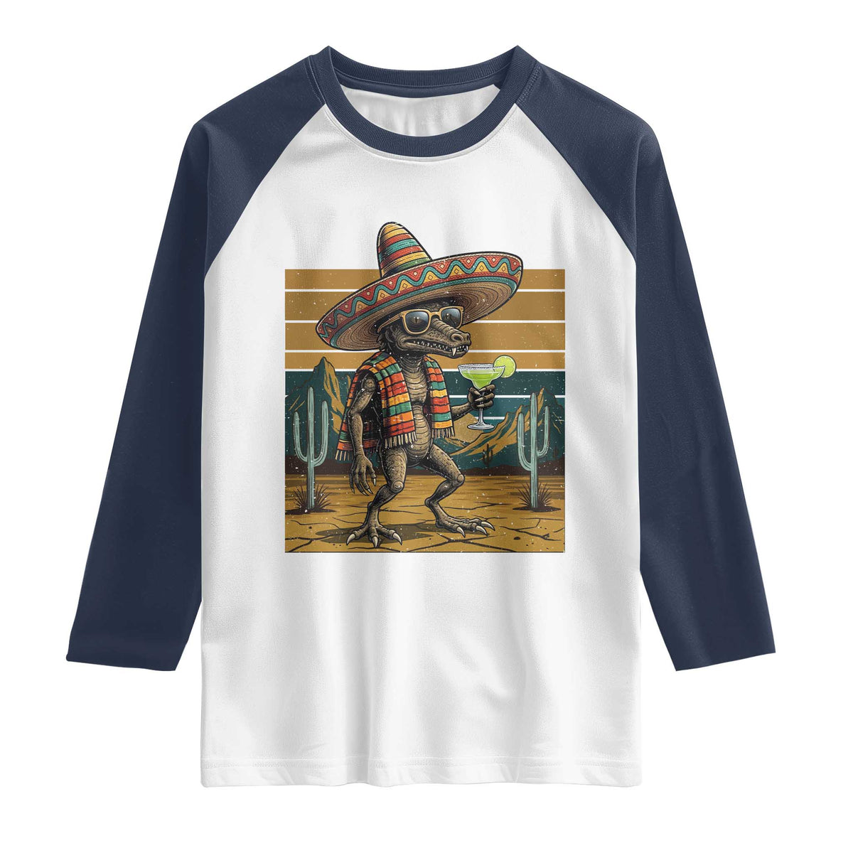 Funny Chupacabra Fiesta Raglan Shirt Cinco De Mayo Gift