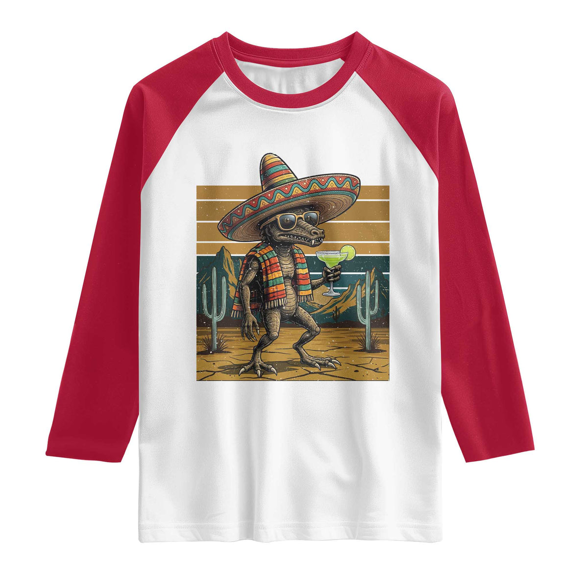 Funny Chupacabra Fiesta Raglan Shirt Cinco De Mayo Gift