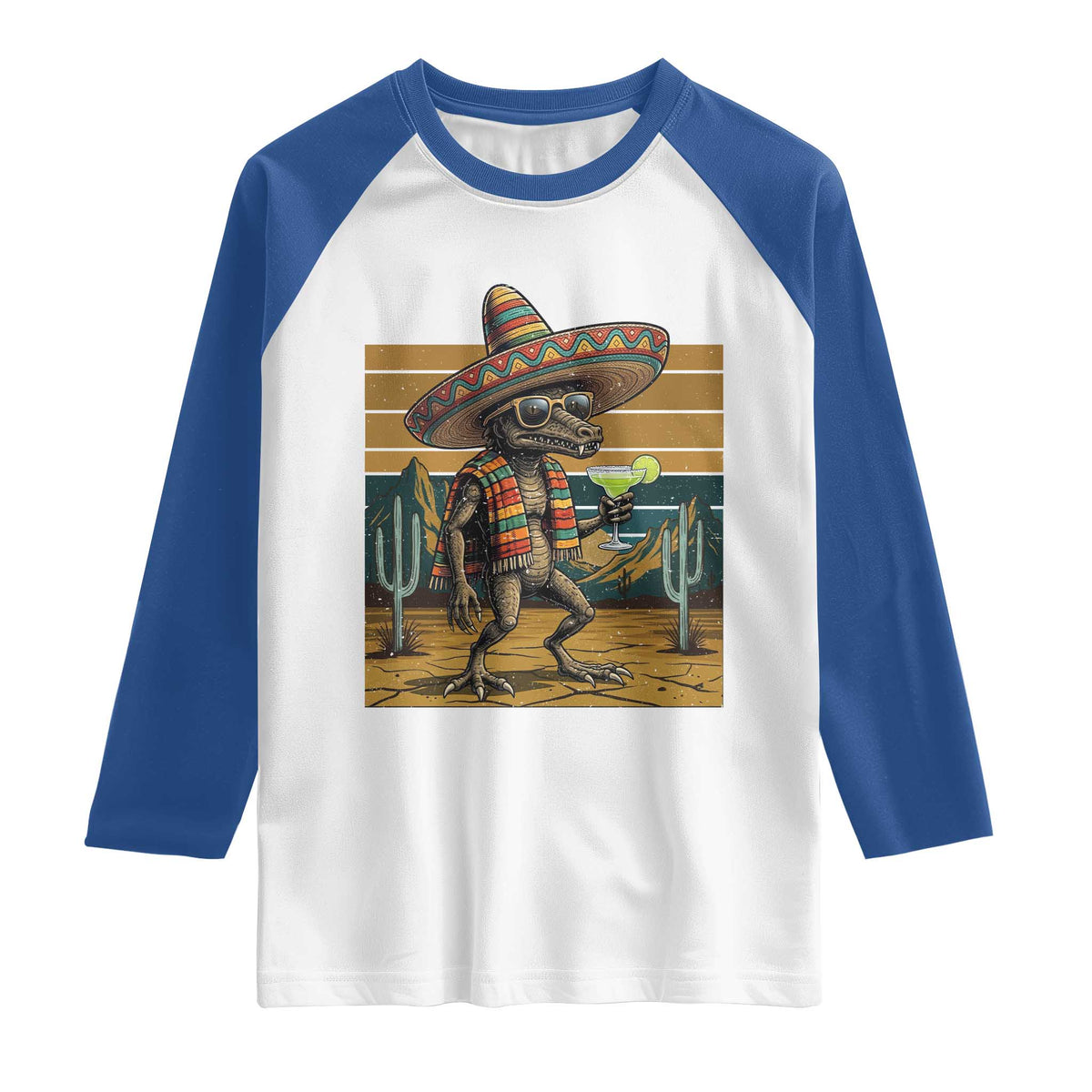 Funny Chupacabra Fiesta Raglan Shirt Cinco De Mayo Gift