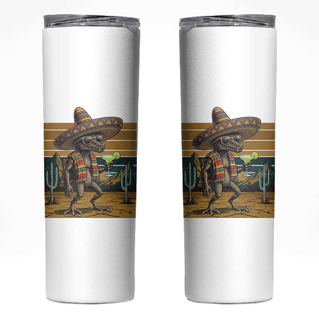 Funny Chupacabra Fiesta Skinny Tumbler Cinco De Mayo Gift