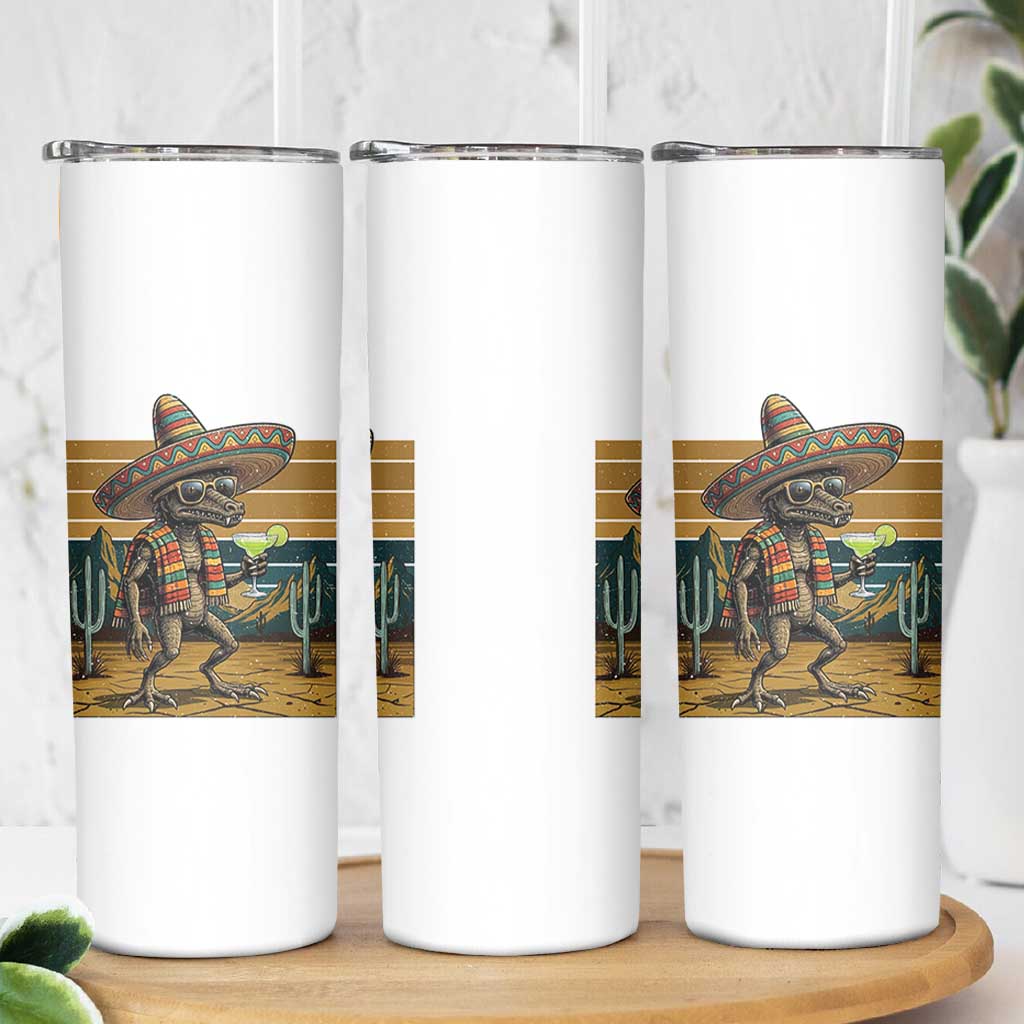 Funny Chupacabra Fiesta Skinny Tumbler Cinco De Mayo Gift