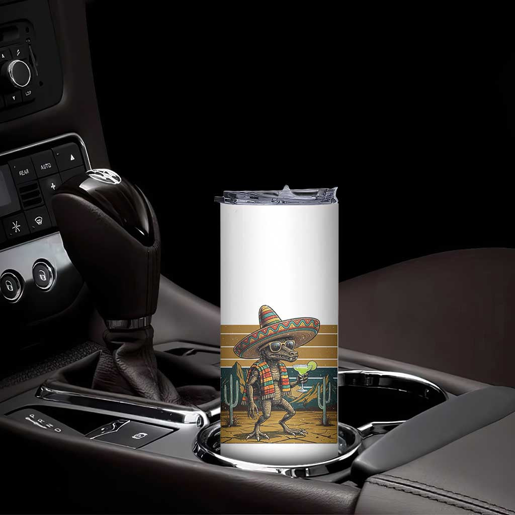 Funny Chupacabra Fiesta Skinny Tumbler Cinco De Mayo Gift