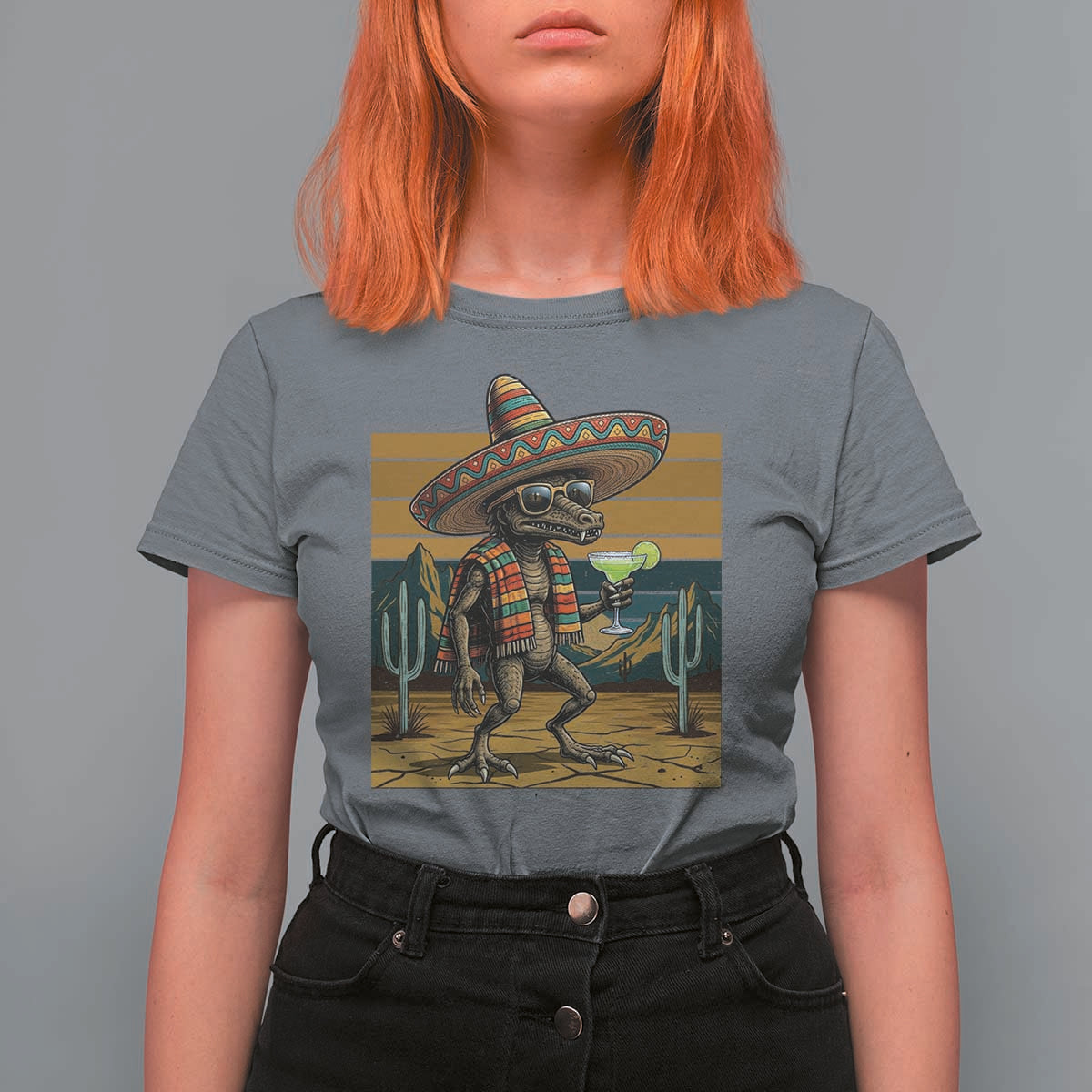 Funny Chupacabra Fiesta T Shirt For Women Cinco De Mayo Gift