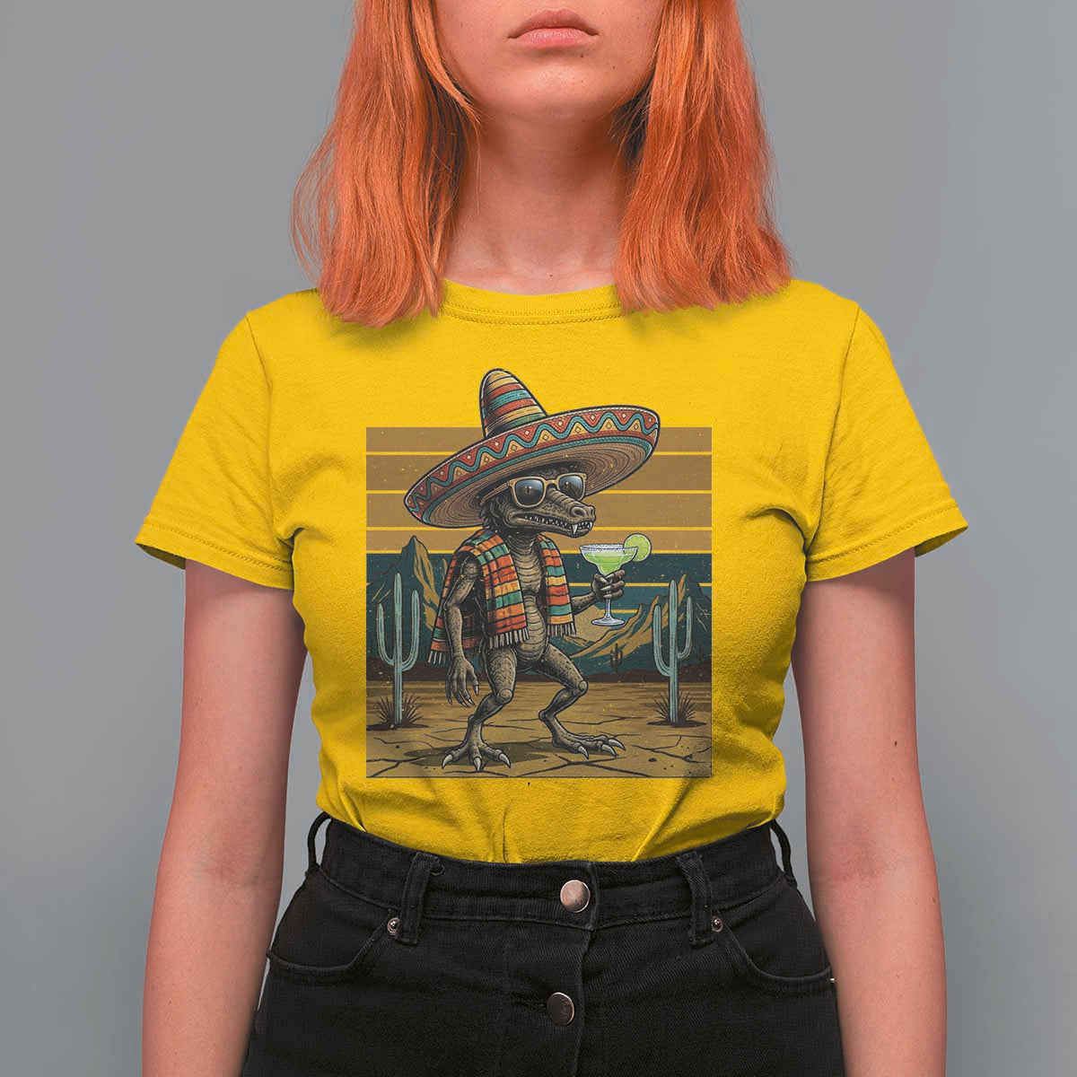 Funny Chupacabra Fiesta T Shirt For Women Cinco De Mayo Gift