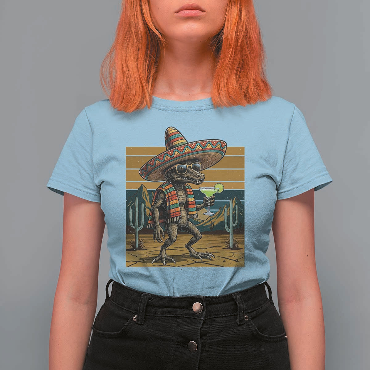 Funny Chupacabra Fiesta T Shirt For Women Cinco De Mayo Gift