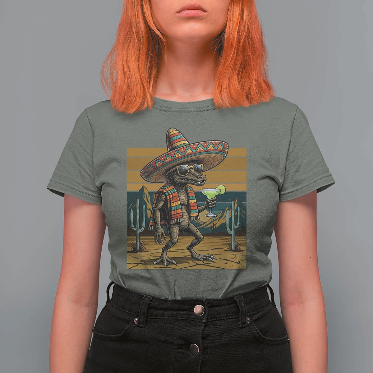 Funny Chupacabra Fiesta T Shirt For Women Cinco De Mayo Gift