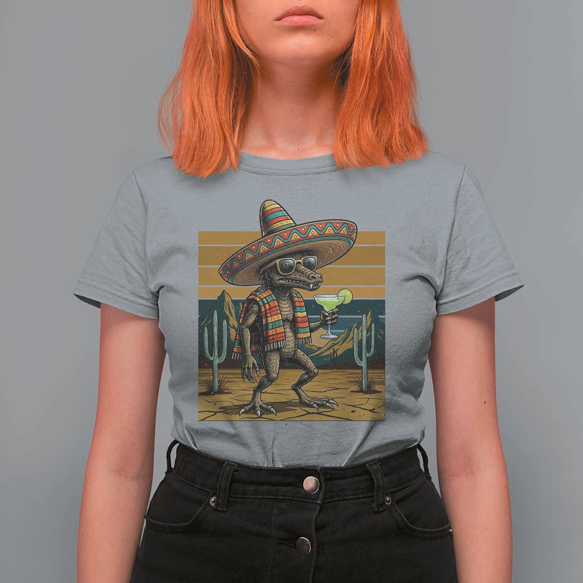 Funny Chupacabra Fiesta T Shirt For Women Cinco De Mayo Gift