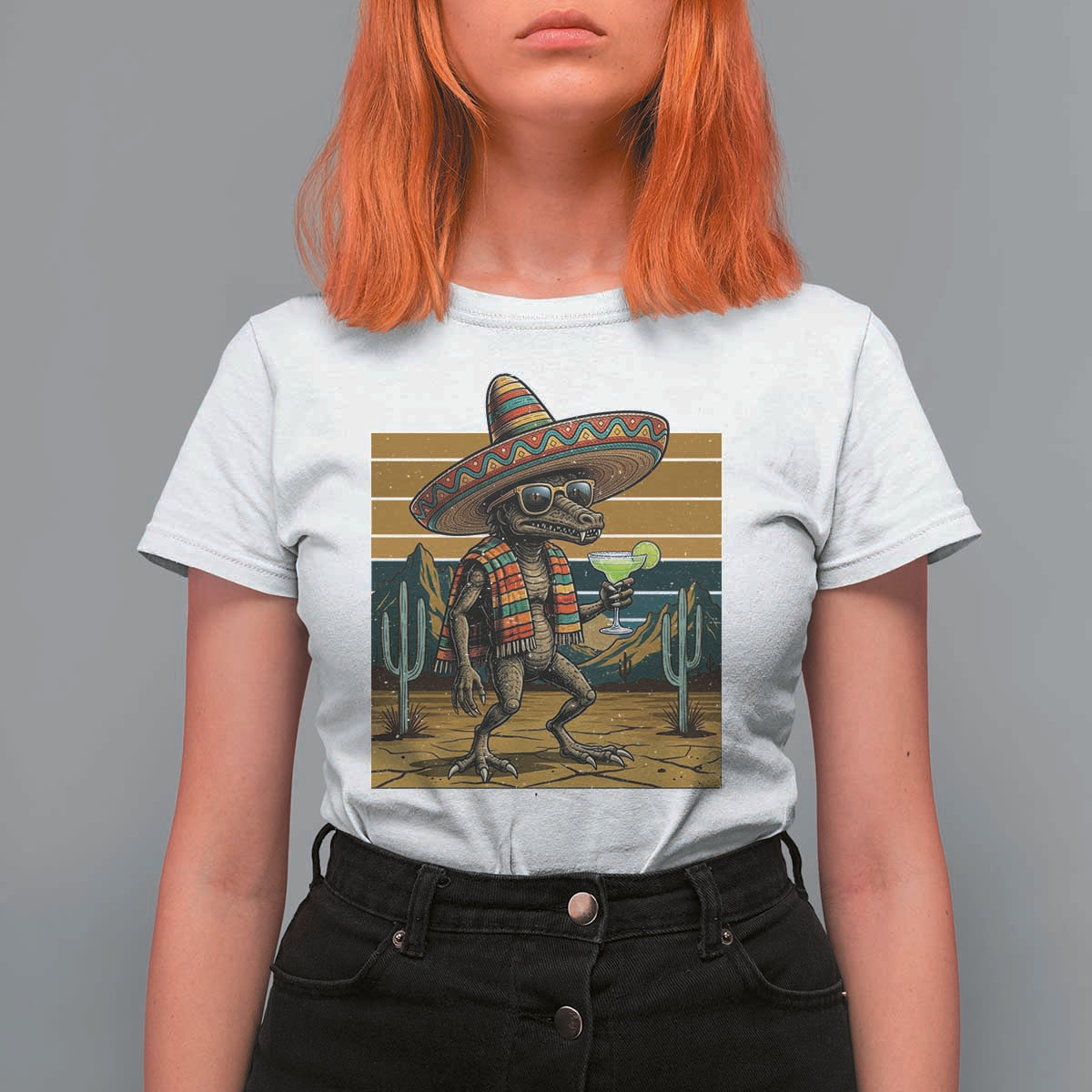 Funny Chupacabra Fiesta T Shirt For Women Cinco De Mayo Gift