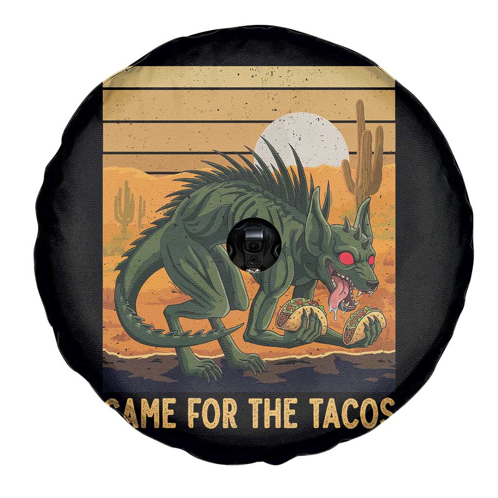 Funny Chupacabra Taco Lover Spare Tire Cover Came For The Tacos