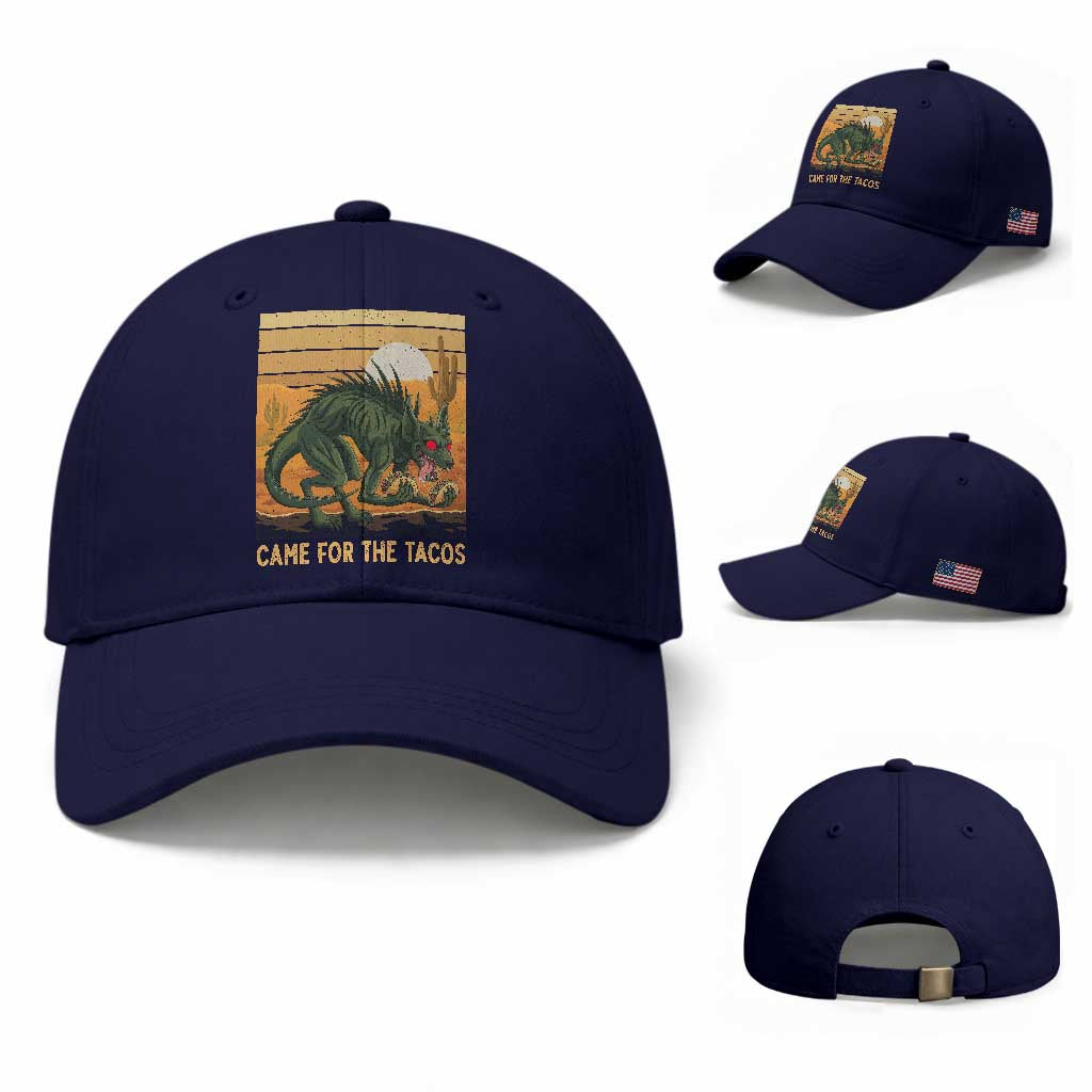 Funny Chupacabra Taco Lover Baseball Cap Came For The Tacos