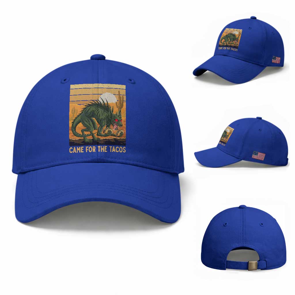 Funny Chupacabra Taco Lover Baseball Cap Came For The Tacos