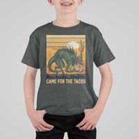 Funny Chupacabra Taco Lover T Shirt For Kid Came For The Tacos