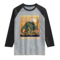 Funny Chupacabra Taco Lover Raglan Shirt Came For The Tacos