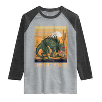 Funny Chupacabra Taco Lover Raglan Shirt Came For The Tacos