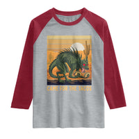 Funny Chupacabra Taco Lover Raglan Shirt Came For The Tacos