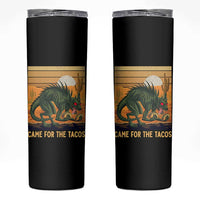 Funny Chupacabra Taco Lover Skinny Tumbler Came For The Tacos