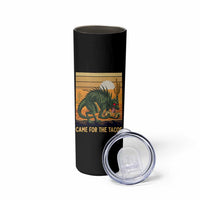 Funny Chupacabra Taco Lover Skinny Tumbler Came For The Tacos
