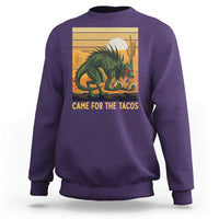 Funny Chupacabra Taco Lover Sweatshirt Came For The Tacos
