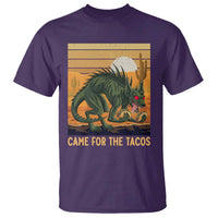 Funny Chupacabra Taco Lover T Shirt Came For The Tacos