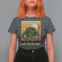 Funny Chupacabra Taco Lover T Shirt For Women Came For The Tacos