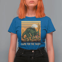 Funny Chupacabra Taco Lover T Shirt For Women Came For The Tacos