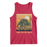Funny Chupacabra Taco Lover Tank Top Came For The Tacos