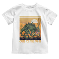 Funny Chupacabra Taco Lover Toddler T Shirt Came For The Tacos