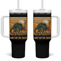 Funny Chupacabra Taco Lover Tumbler With Handle Came For The Tacos