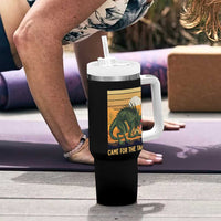 Funny Chupacabra Taco Lover Tumbler With Handle Came For The Tacos