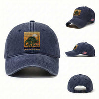 Funny Chupacabra Taco Lover Washed Cotton Baseball Cap Came For The Tacos