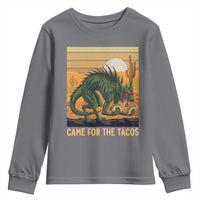 Funny Chupacabra Taco Lover Youth Sweatshirt Came For The Tacos