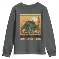 Funny Chupacabra Taco Lover Youth Sweatshirt Came For The Tacos