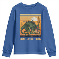 Funny Chupacabra Taco Lover Youth Sweatshirt Came For The Tacos