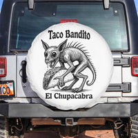 Funny Chupacabra Taco Bandito Spare Tire Cover Gift For Mexican Food Fan