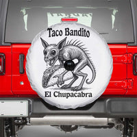 Funny Chupacabra Taco Bandito Spare Tire Cover Gift For Mexican Food Fan