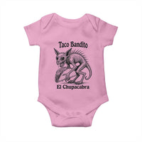 Funny Chupacabra Taco Bandito Baby Onesie Gift For Mexican Food Fan