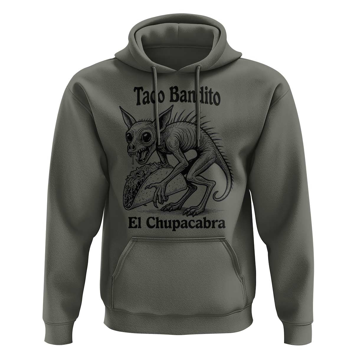 Funny Chupacabra Taco Bandito Hoodie Gift For Mexican Food Fan
