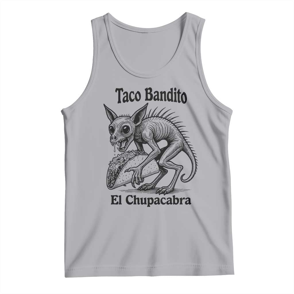 Funny Chupacabra Taco Bandito Tank Top Gift For Mexican Food Fan