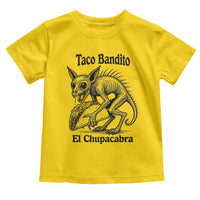 Funny Chupacabra Taco Bandito Toddler T Shirt Gift For Mexican Food Fan