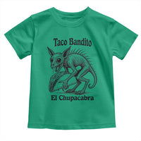 Funny Chupacabra Taco Bandito Toddler T Shirt Gift For Mexican Food Fan