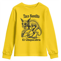 Funny Chupacabra Taco Bandito Youth Sweatshirt Gift For Mexican Food Fan