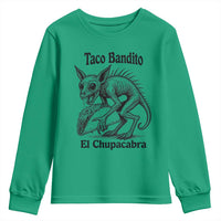 Funny Chupacabra Taco Bandito Youth Sweatshirt Gift For Mexican Food Fan