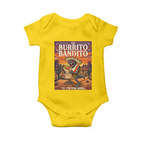 Funny El Chupacabra Burrito Bandito Baby Onesie Cinco De Mayo Gift