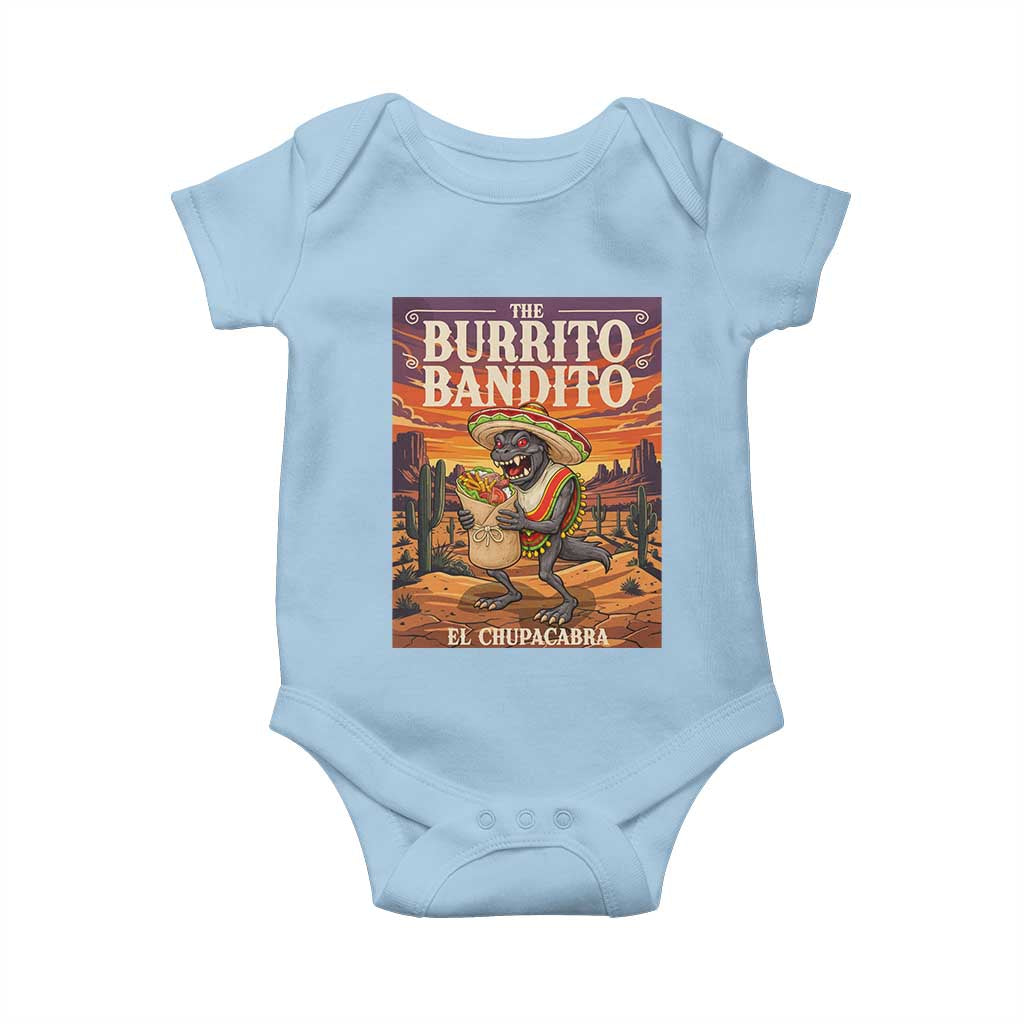 Funny El Chupacabra Burrito Bandito Baby Onesie Cinco De Mayo Gift