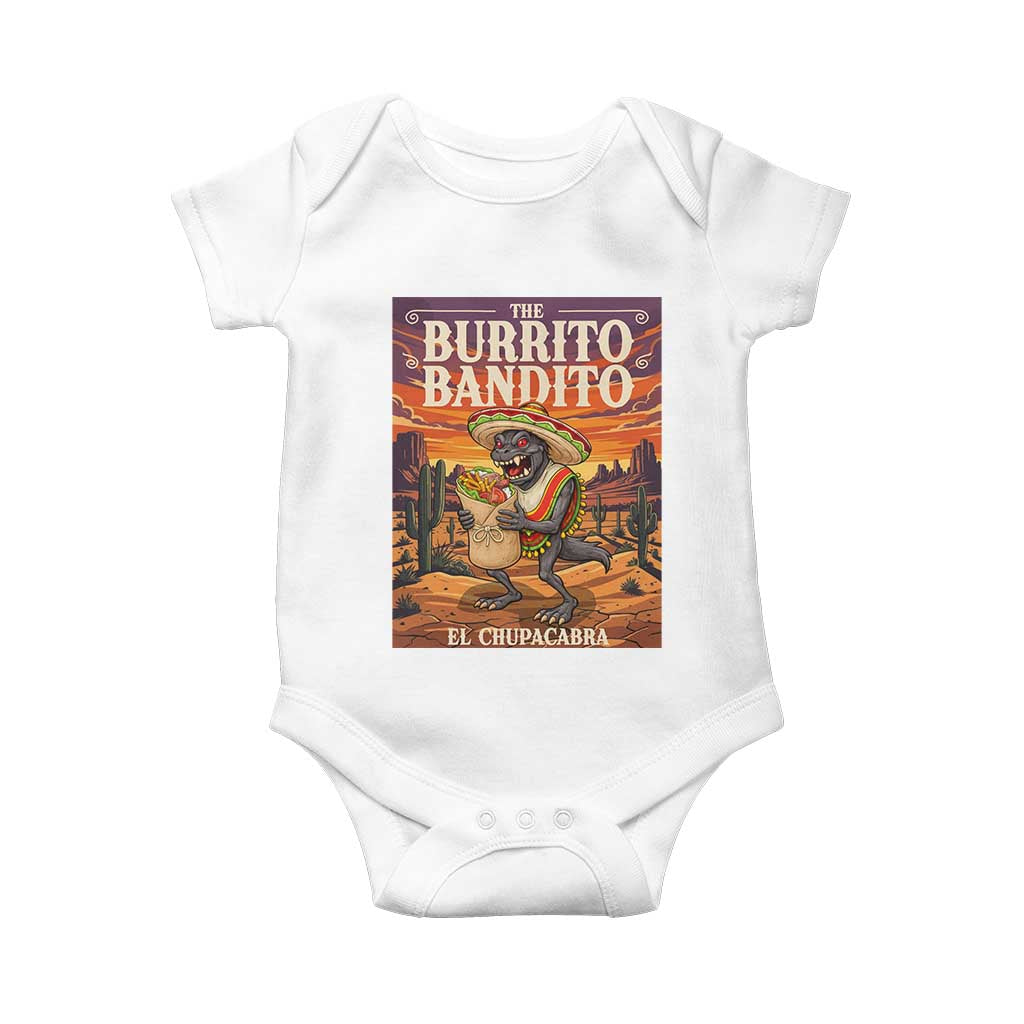 Funny El Chupacabra Burrito Bandito Baby Onesie Cinco De Mayo Gift