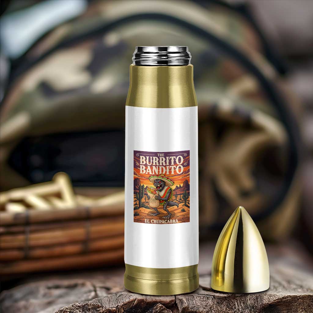 Funny El Chupacabra Burrito Bandito Bullet Tumbler Cinco De Mayo Gift