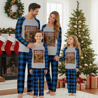 Funny El Chupacabra Burrito Bandito Plaid Pajama Set Cinco De Mayo Gift