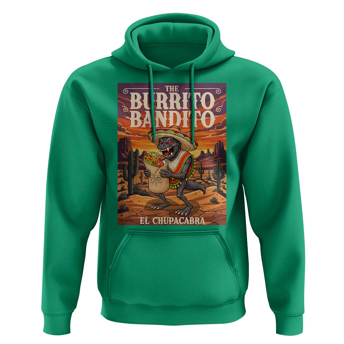 Funny El Chupacabra Burrito Bandito Hoodie Cinco De Mayo Gift